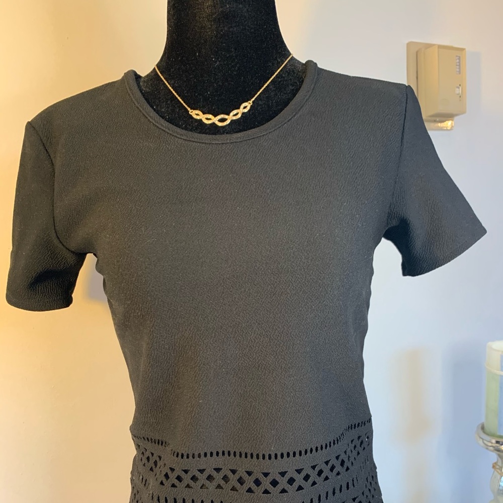 Black Long Crop Shirt ANTISTAR